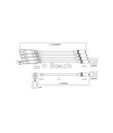 CABO VELA POWER SPARK STVW048 9295080048 BOSCH