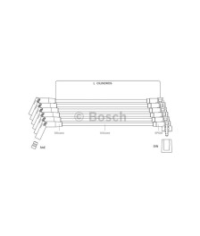 CABO VELA SILICON POWER SCFOT073 F00099C073 BOSCH