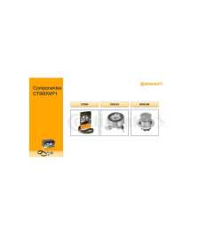 KIT CORREIA DENTADA CT960WP1 CONTITECH