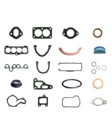 JOGO JUNTA MOTOR COMPLETA C/ JUNTA CABECOTE FIBRA S/ RETENTOR 80224FLEX SABO