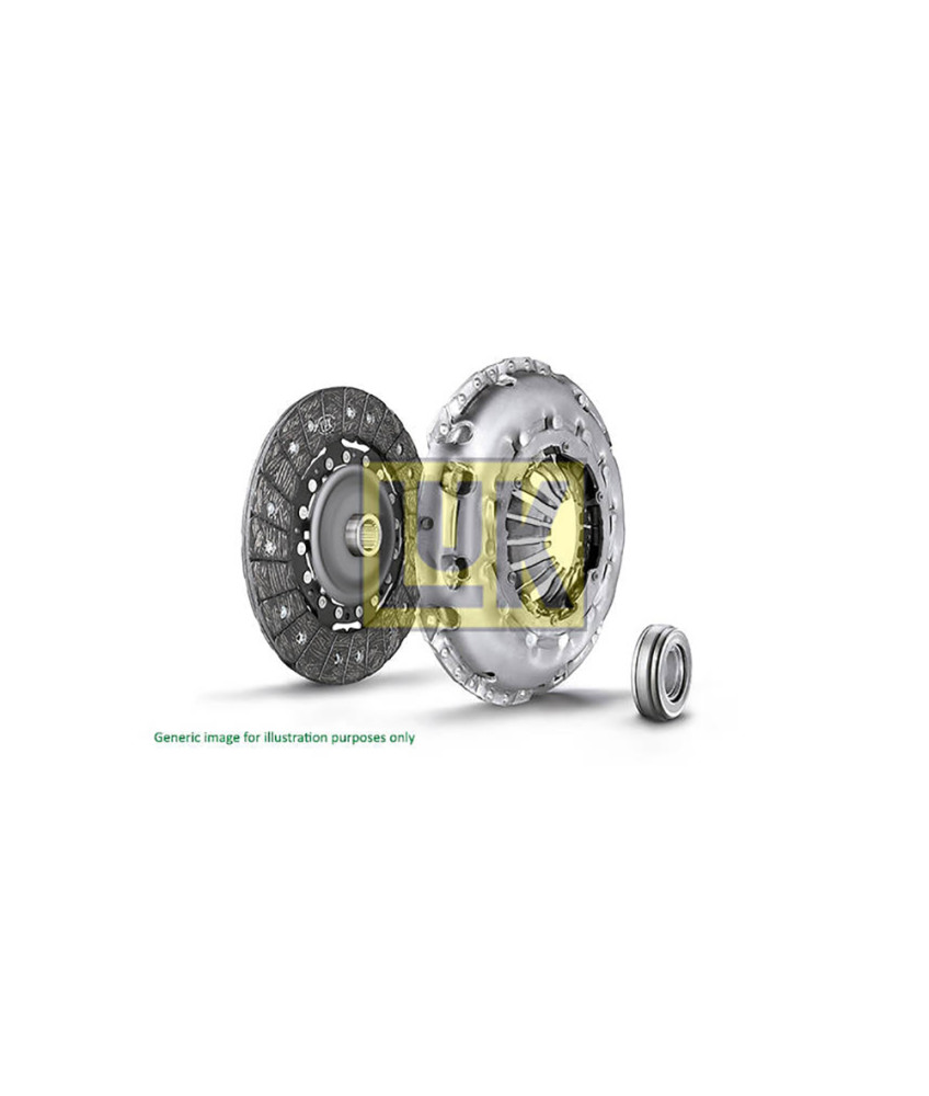 KIT EMBREAGEM - 225MM/23 ESTRIAS PLATO/DISCO/ROLAMENTO 6233183000 LUK