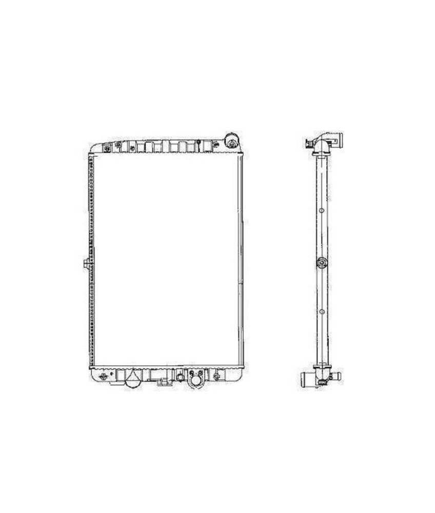 RADIADOR AGUA S/ AR 6TA070A VALEO