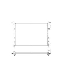 RADIADOR AGUA S/ AR 732006R VALEO