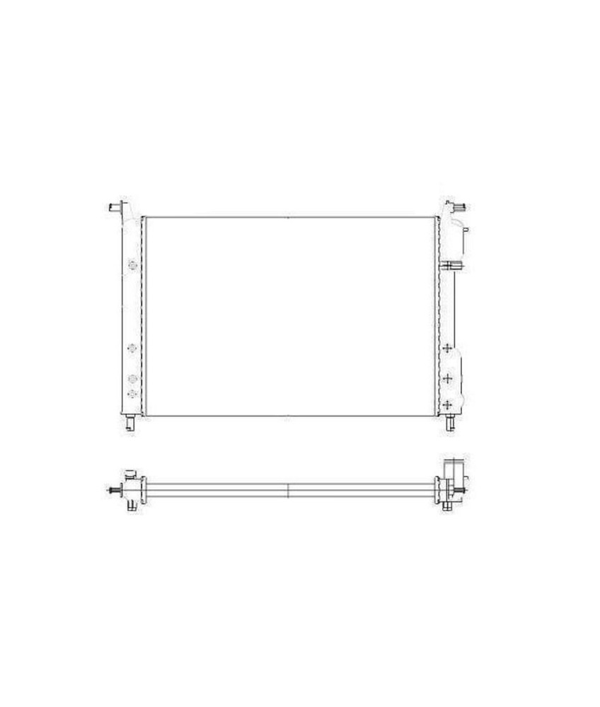 RADIADOR AGUA S/ AR 732006R VALEO