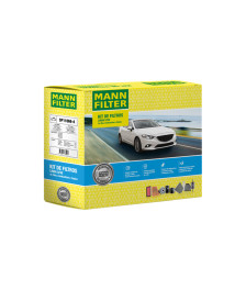 KIT FILTROS AR/CABINE/COMBUSTIVEL/OLEO SP110664 MANN
