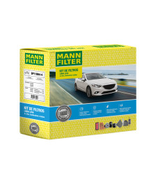 KIT FILTROS AR/CABINE/COMBUSTIVEL/OLEO SP110644 MANN