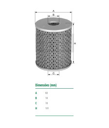 FILTRO OLEO HIDRAULICO - H60110 MANN