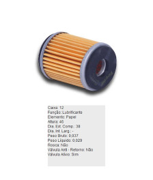 FILTRO OLEO LUBRIFICANTE REFIL - PL241 TECFIL