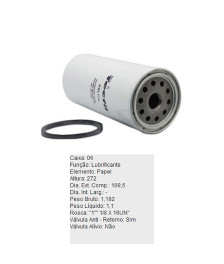 FILTRO OLEO LUBRIFICANTE - PSL174 TECFIL