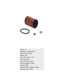 FILTRO OLEO LUBRIFICANTE - PEL115 TECFIL