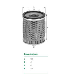 FILTRO OLEO LUBRIFICANTE - H1271 MANN