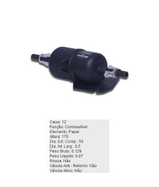 FILTRO COMBUSTIVEL - GI41 TECFIL