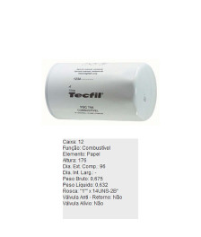 FILTRO COMBUSTIVEL - PSC744 TECFIL