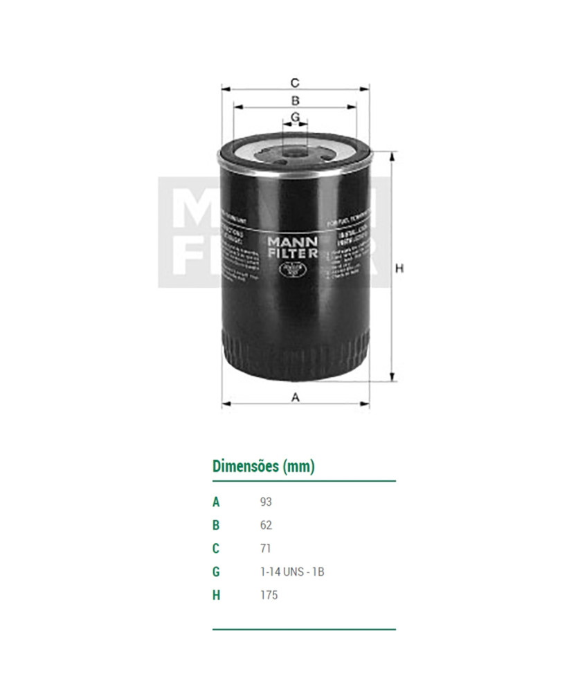 FILTRO COMBUSTIVEL - WK95013 MANN