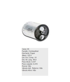 FILTRO COMBUSTIVEL - PSC881 TECFIL