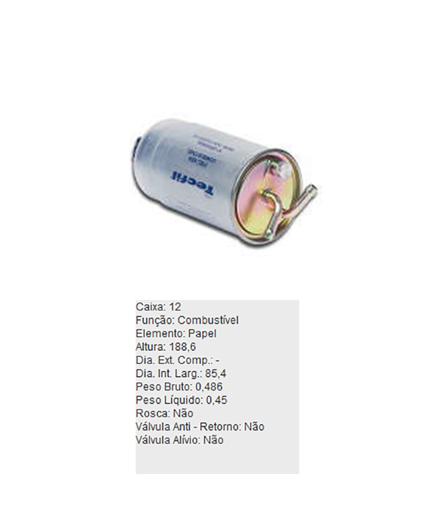 FILTRO COMBUSTIVEL - PSC454 TECFIL